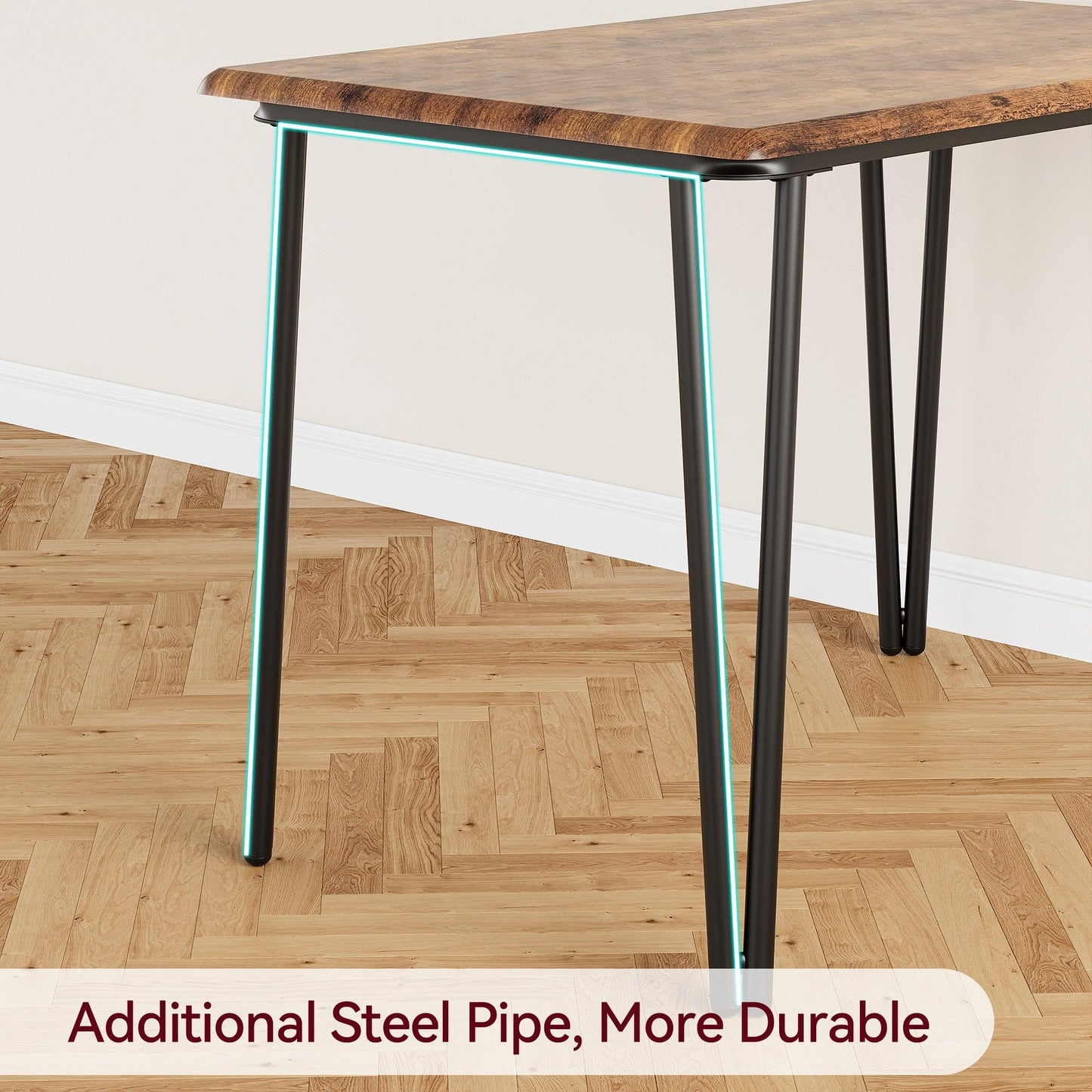 Ensemble de table à manger moderne pour cuisine - 3 pièces