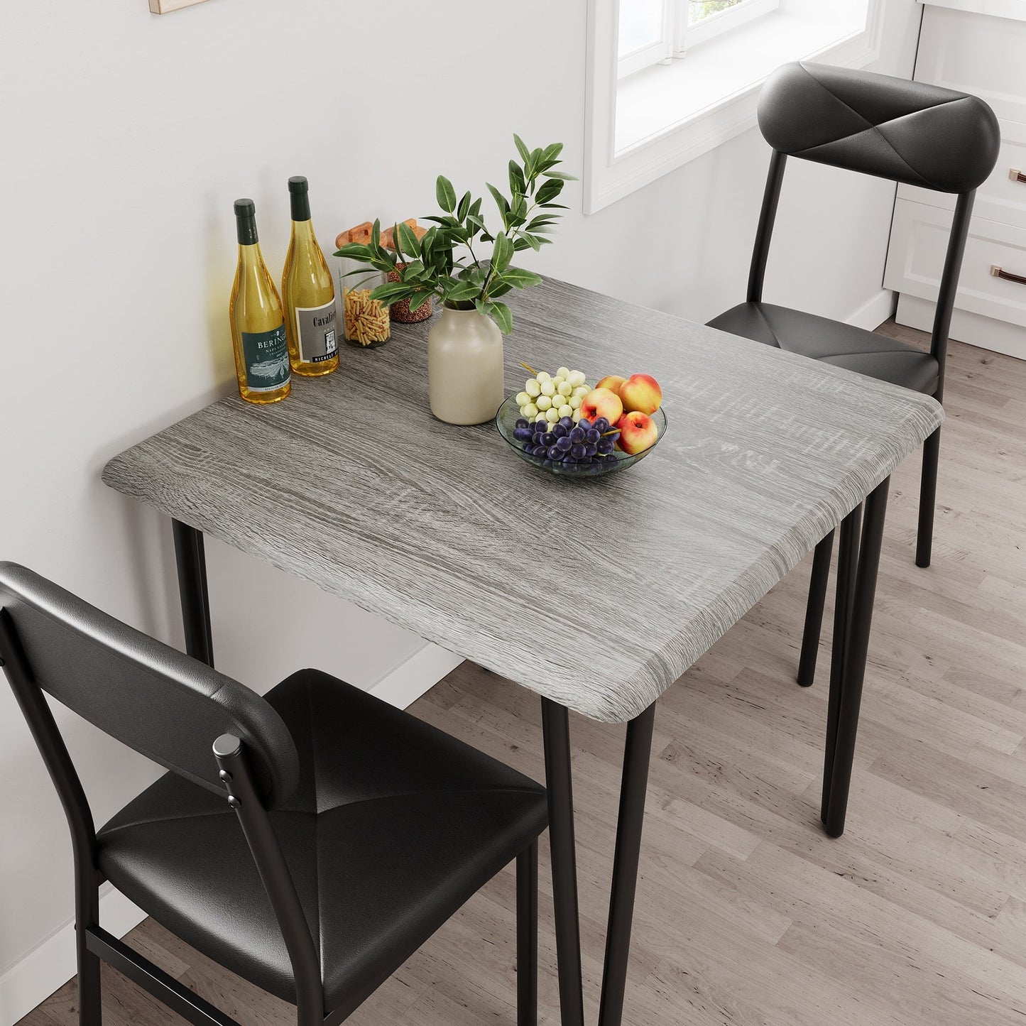 Ensemble de table à manger moderne pour cuisine - 3 pièces