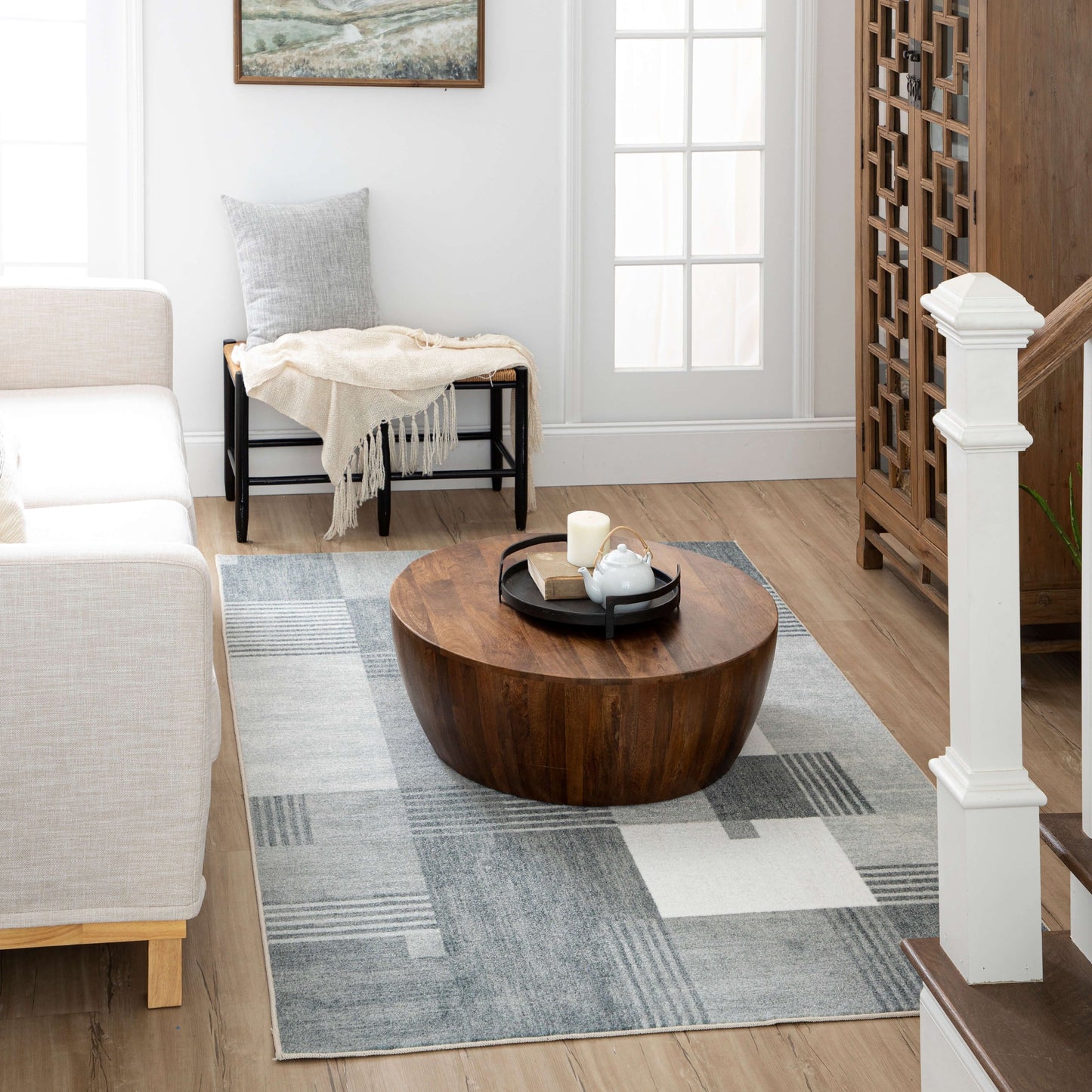 Tapis géométrique à blocs de couleur Mohawk Home Alliance