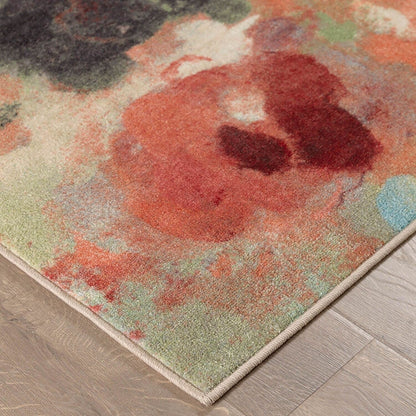 Tapis de jardin Mohawk Home à motifs floraux abstraits et colorés