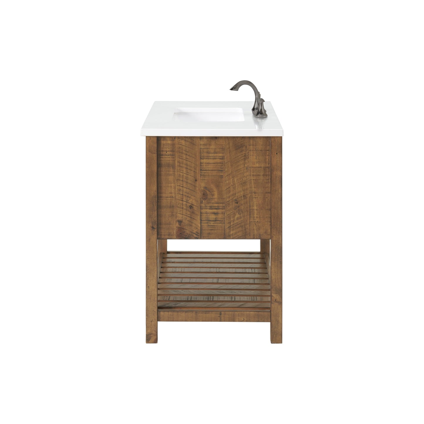 Meuble-lavabo simple Monterey 37 Farmhouse avec plan de travail