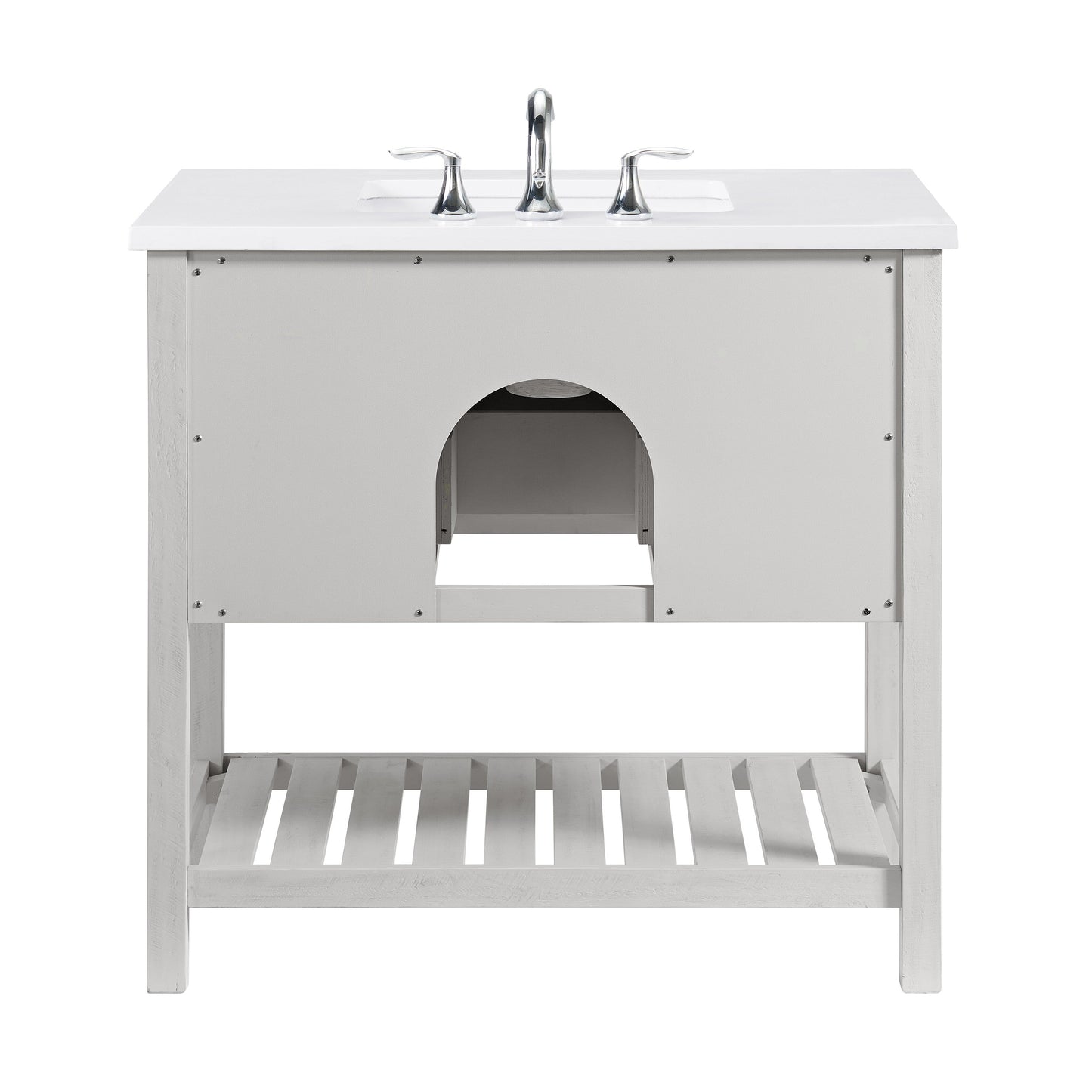 Meuble-lavabo simple Monterey 37 Farmhouse avec plan de travail