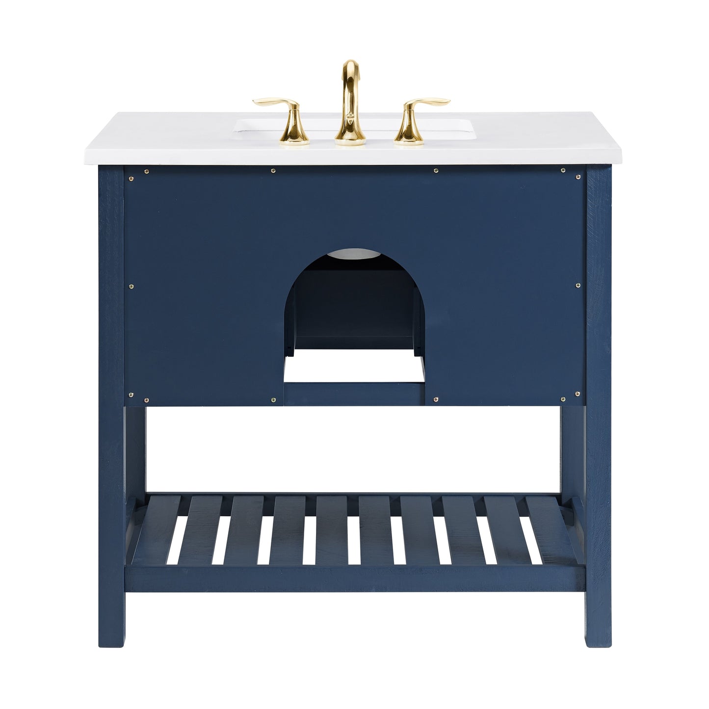 Meuble-lavabo simple Monterey 37 Farmhouse avec plan de travail