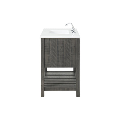 Meuble-lavabo simple Monterey 37 Farmhouse avec plan de travail