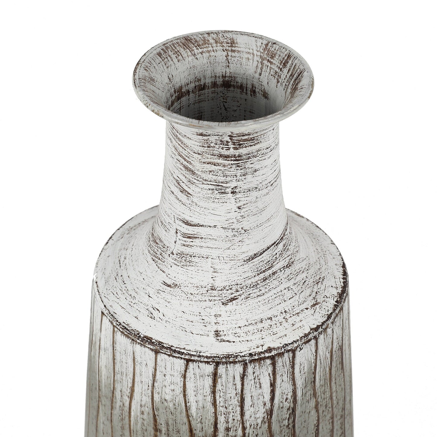 Vases bouteilles en métal à effet ombré multicolore (lot de 3)