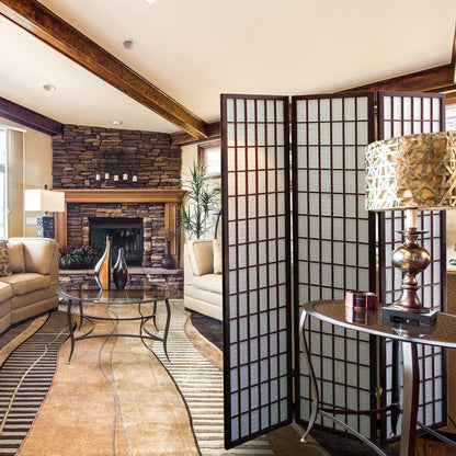 Paravent naturel à panneaux multiples