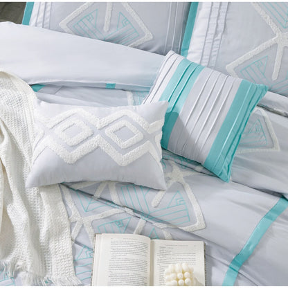 Ensemble de couette brodée en éponge Nanshing Corina 7 pièces