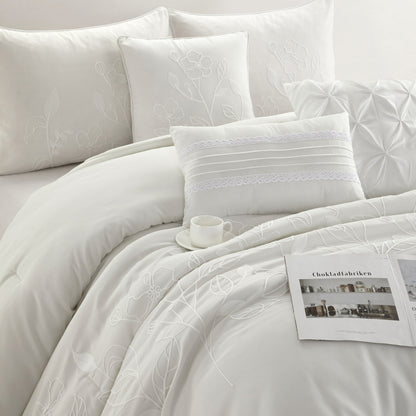 Ensemble de couette florale botanique 7 pièces Nanshing Taylor