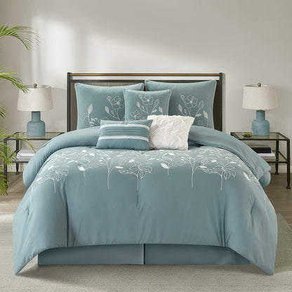 Ensemble de couette florale botanique 7 pièces Nanshing Taylor