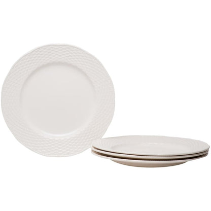 Service de table 18 pièces Red Vanilla Nantucket White