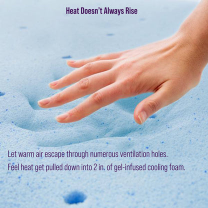 Matelas NapQueen Elizabeth 10 en mousse à mémoire de forme et gel rafraîchissant