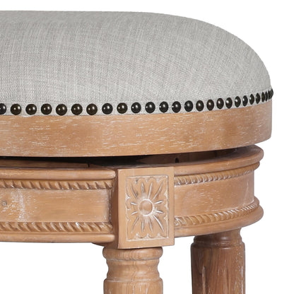 Tabouret de bar pivotant sans dossier Chapman de New Ridge Home Goods, hauteur comptoir, 66 cm (26 pouces)