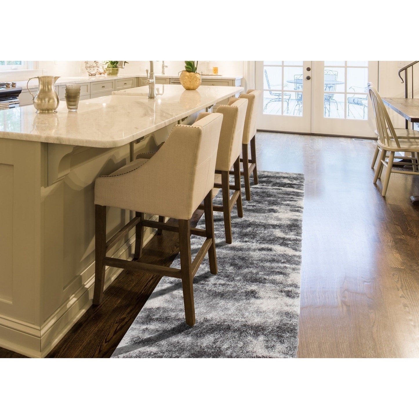 Noori Rug Lux Madison Tapis à poils longs abstrait 5,1 cm