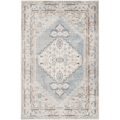 Tapis persan vieilli Nourison Abby, lavable en machine, pour intérieur uniquement.