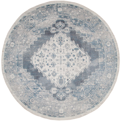 Tapis persan vieilli Nourison Abby, lavable en machine, pour intérieur uniquement.