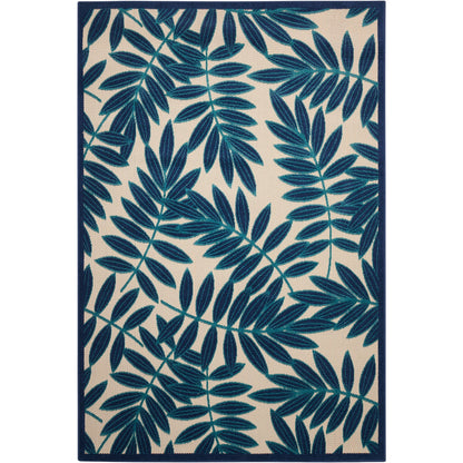 Tapis d'intérieur/extérieur à motif floral Nourison Alice