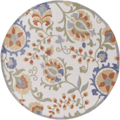 Tapis d'intérieur/extérieur à motif floral Nourison Alice
