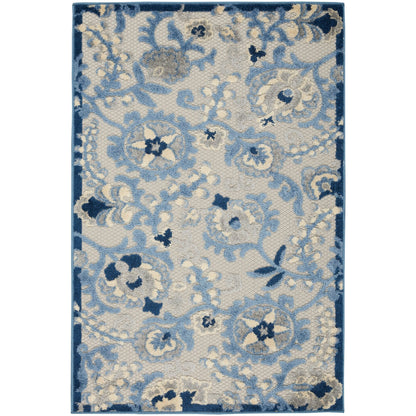 Tapis d'intérieur/extérieur à motif floral Nourison Alice