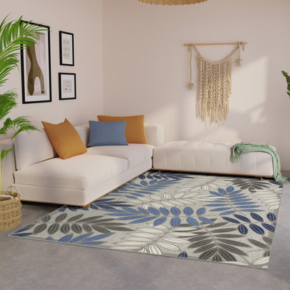 Tapis d'intérieur/extérieur à motif floral Nourison Alice