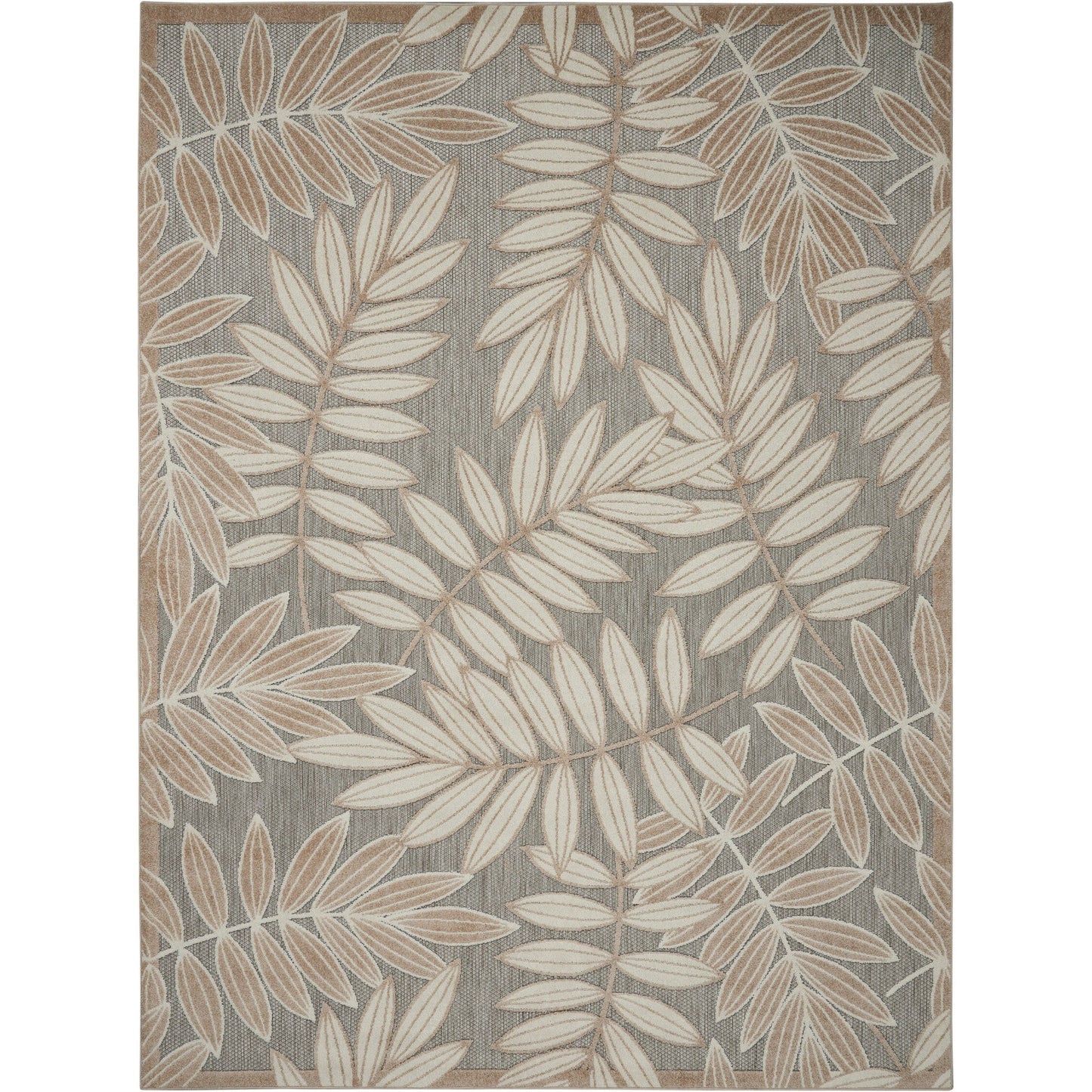 Tapis d'intérieur/extérieur à motif floral Nourison Alice