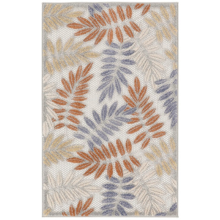 Tapis d'intérieur/extérieur à motif floral Nourison Alice