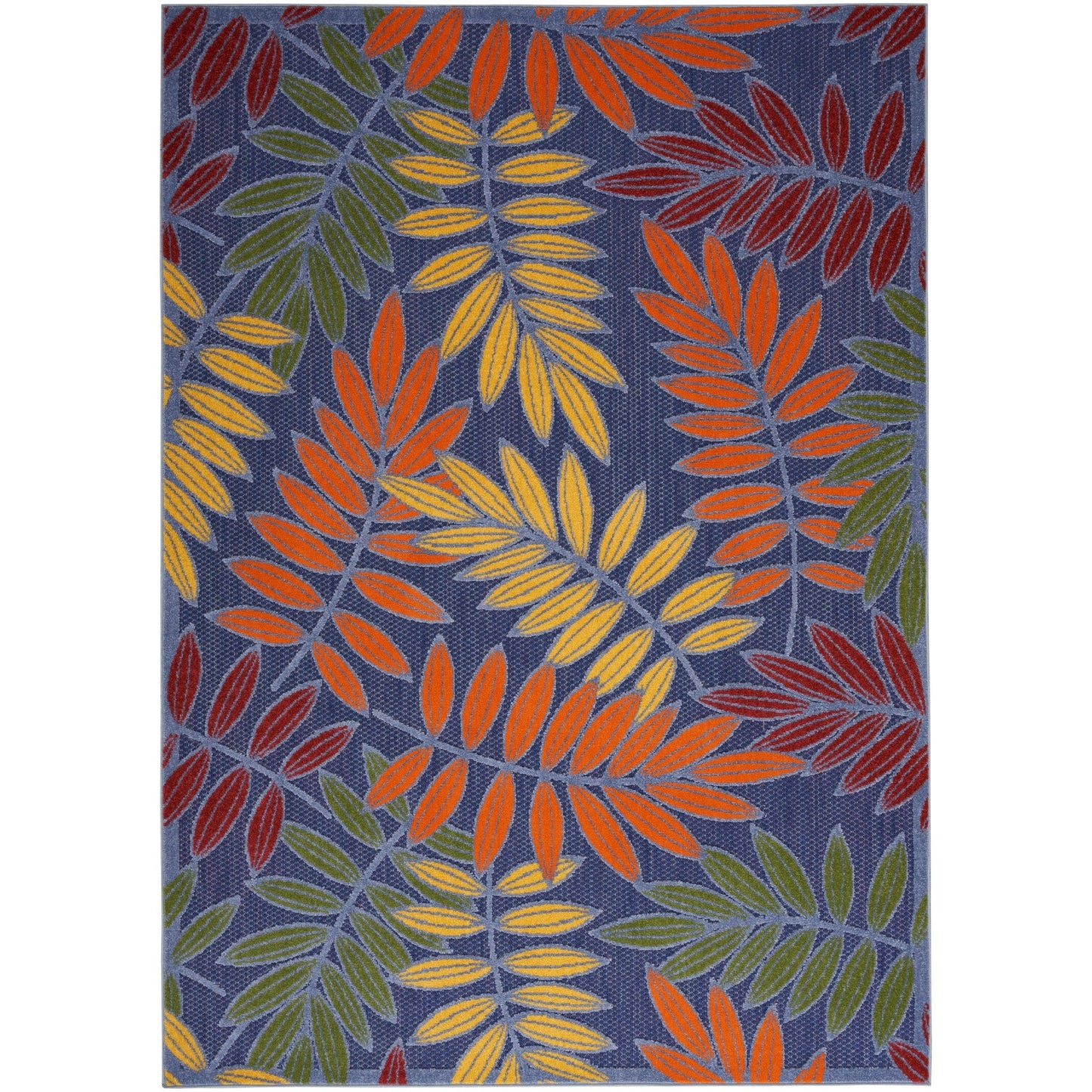 Tapis d'intérieur/extérieur à motif floral Nourison Alice