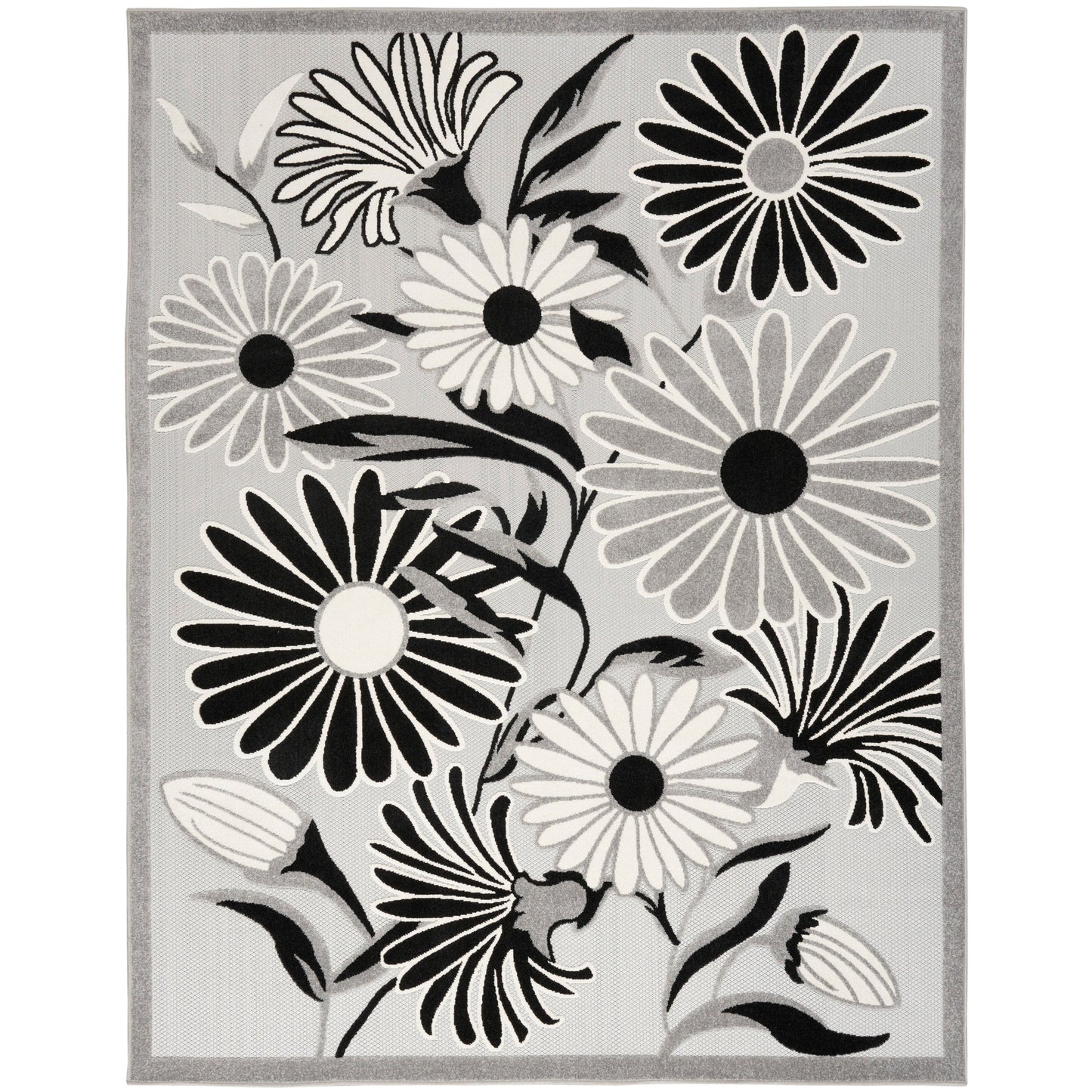 Tapis d'intérieur/extérieur à motif floral Nourison Aloha