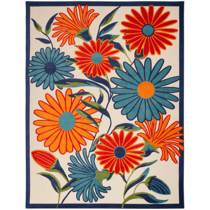 Tapis d'intérieur/extérieur à motif floral Nourison Aloha