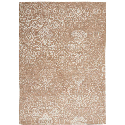 Tapis contemporain Nourison Damas vieilli