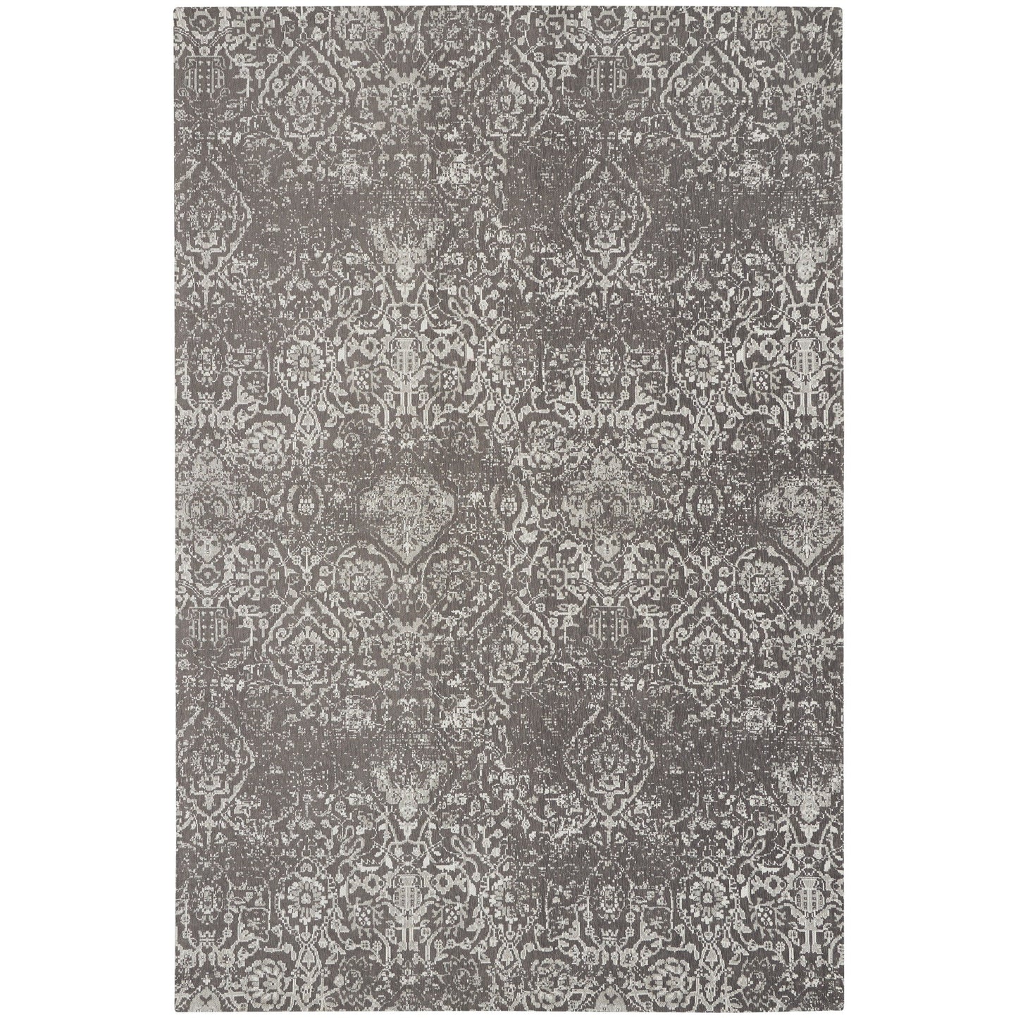 Tapis contemporain Nourison Damas vieilli