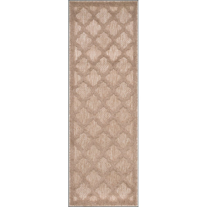 Tapis Nourison Easy Care intérieur/extérieur à motif treillis marocain