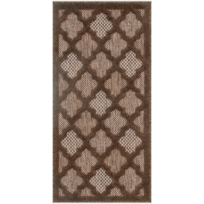 Tapis Nourison Easy Care intérieur/extérieur à motif treillis marocain