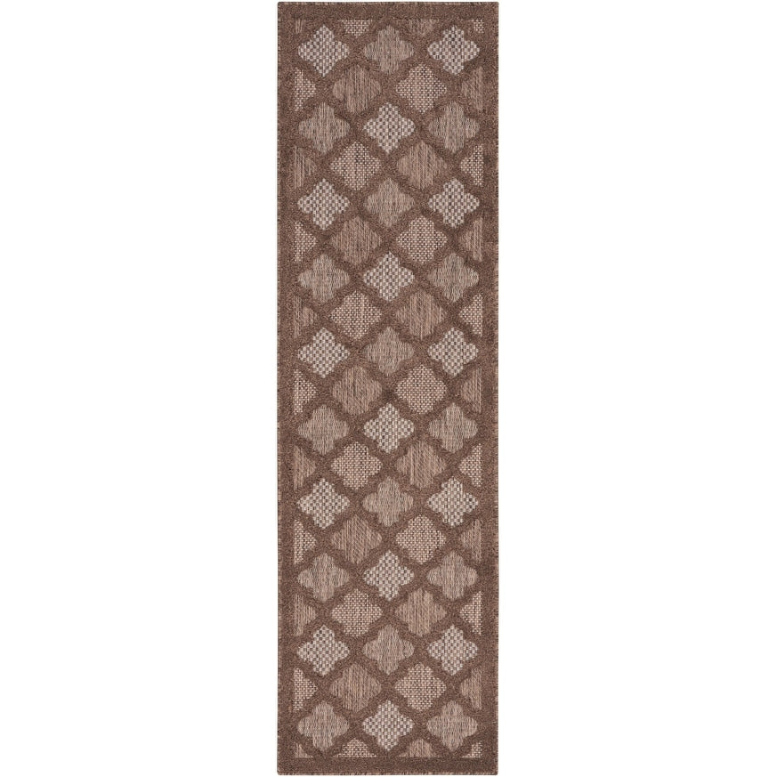Tapis Nourison Easy Care intérieur/extérieur à motif treillis marocain