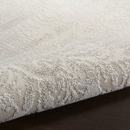 Tapis Nourison Elation à motif damassé de style campagne française