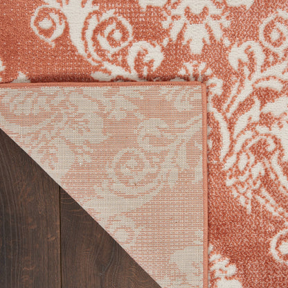 Tapis Nourison Elation à motif damassé de style campagne française