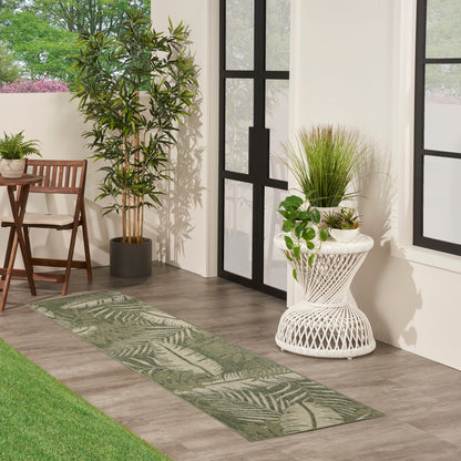 Tapis d'intérieur/extérieur Nourison Garden Oasis, inspiré par la nature