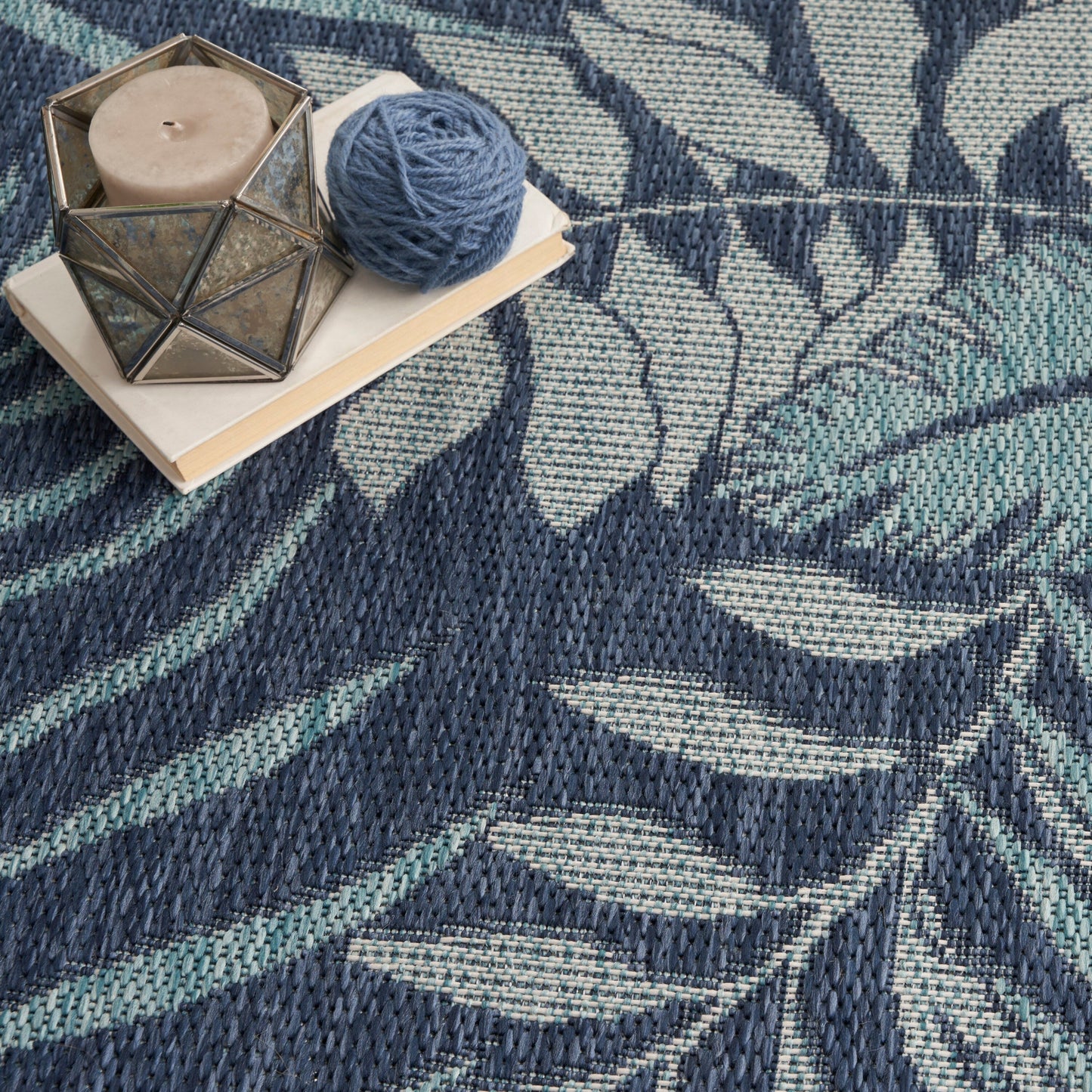 Tapis d'intérieur/extérieur Nourison Garden Oasis, inspiré par la nature