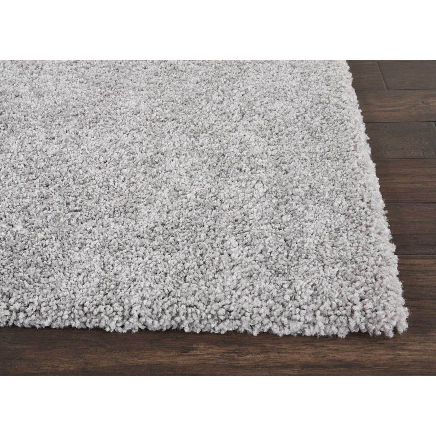 Tapis Nourison Malibu Shag moderne en peluche unie
