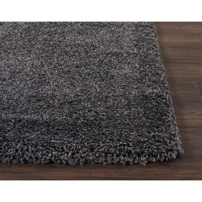 Tapis Nourison Malibu Shag moderne en peluche unie