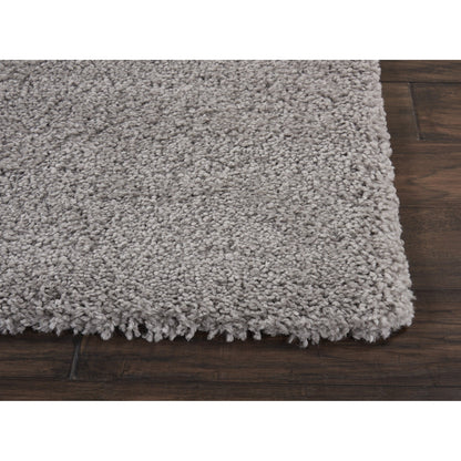 Tapis Nourison Malibu Shag moderne en peluche unie