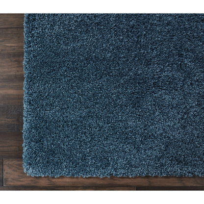 Tapis Nourison Malibu Shag moderne en peluche unie