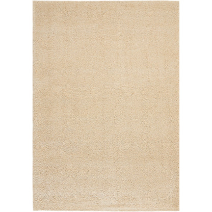 Tapis Nourison Malibu Shag moderne en peluche unie