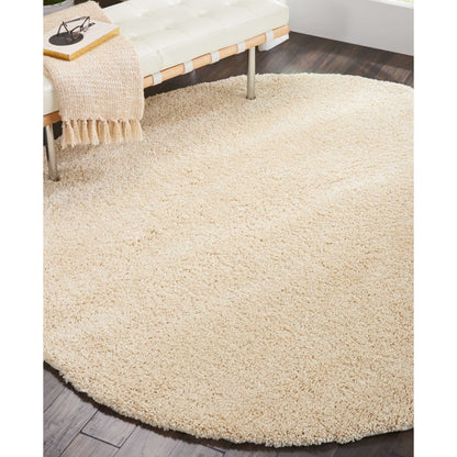 Tapis Nourison Malibu Shag moderne en peluche unie