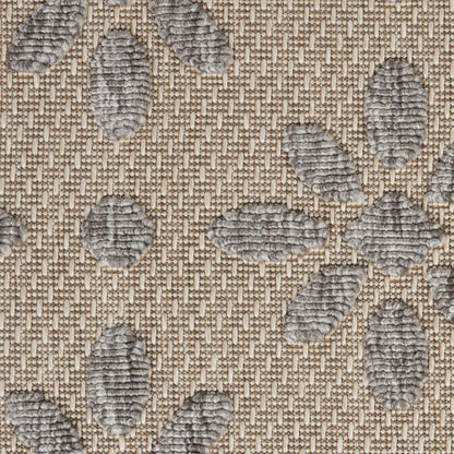 Tapis d'intérieur/extérieur Nourison Palamos à motif floral moderne et géométrique à hauteur variable