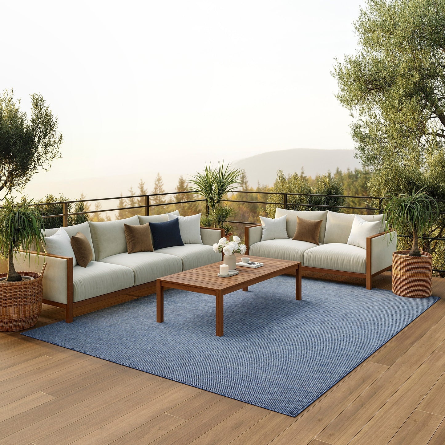 Tapis Nourison Positano Casual Moderne Intérieur/Extérieur