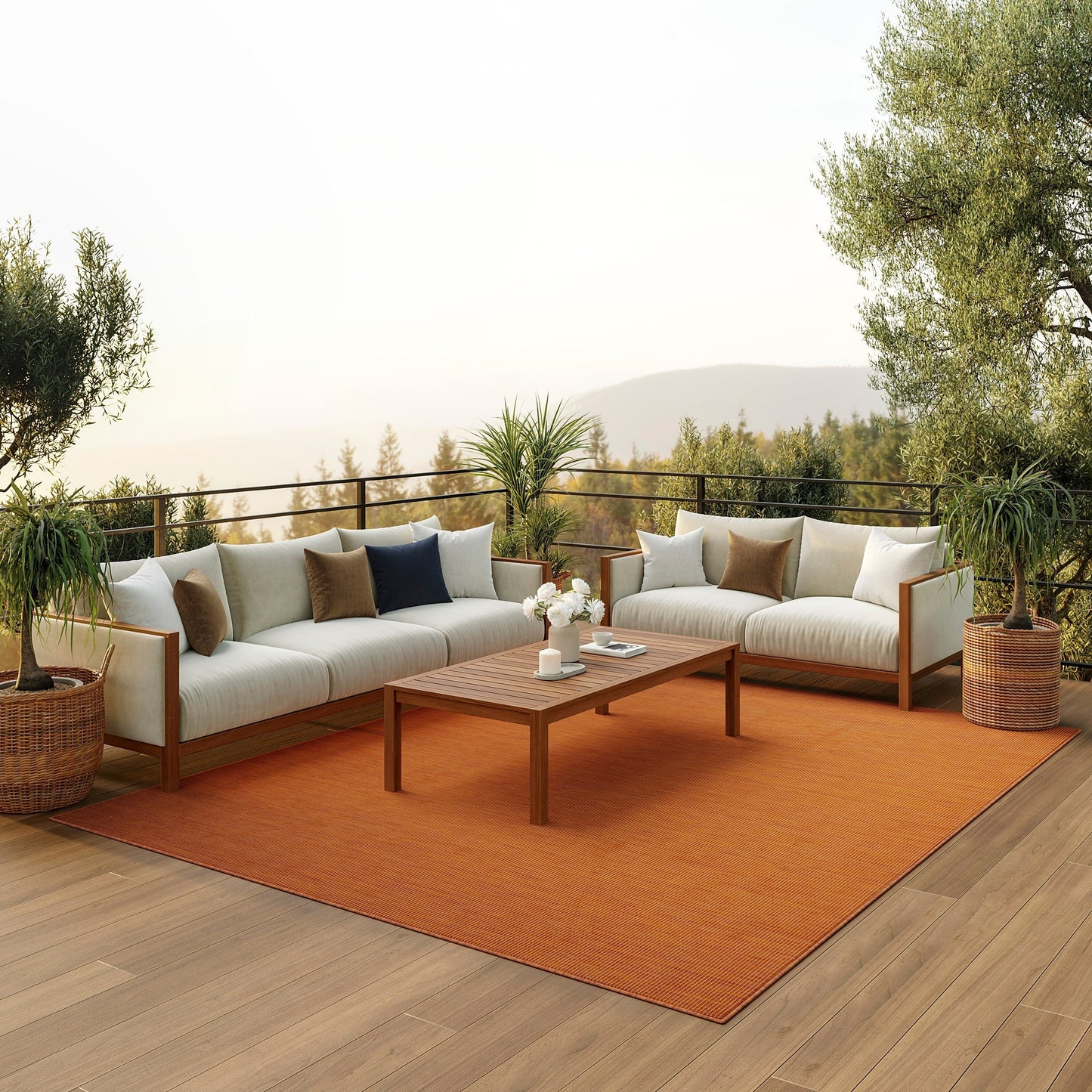 Tapis Nourison Positano Casual Moderne Intérieur/Extérieur