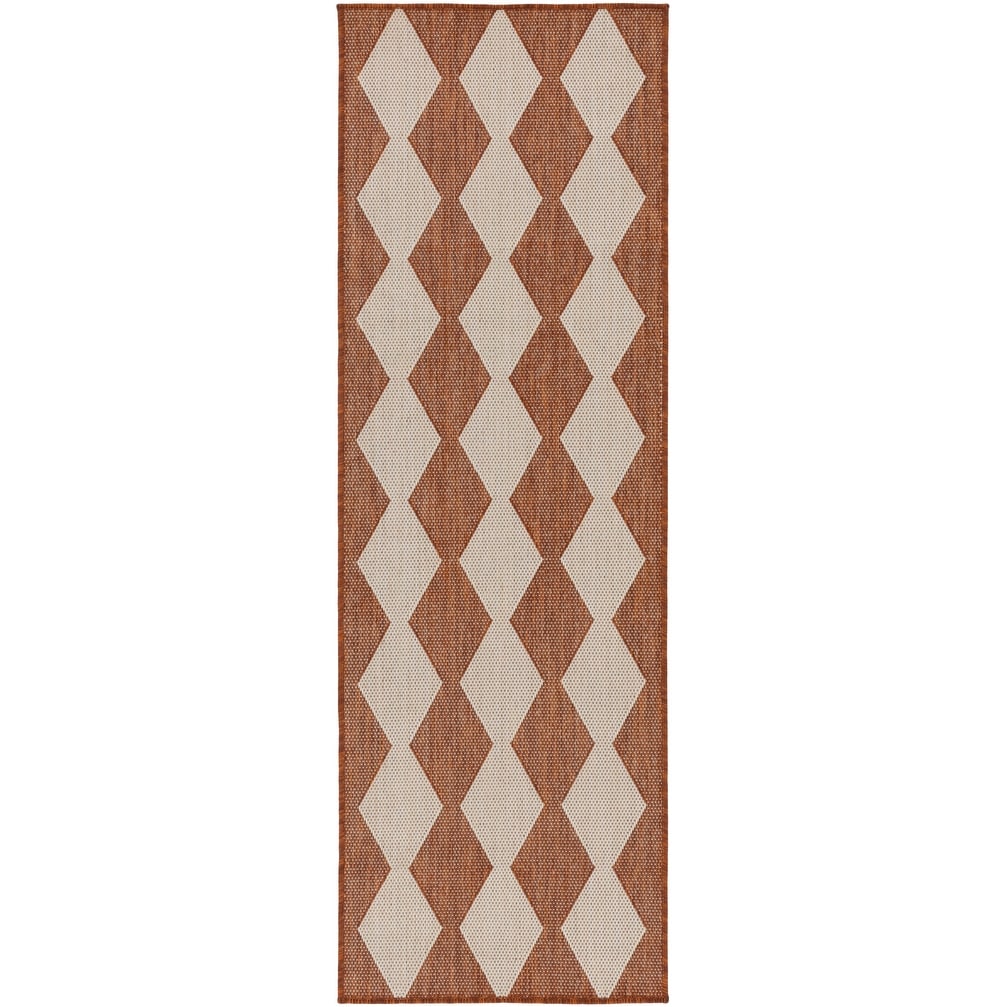 Tapis géométrique d'intérieur/extérieur Nourison Positano