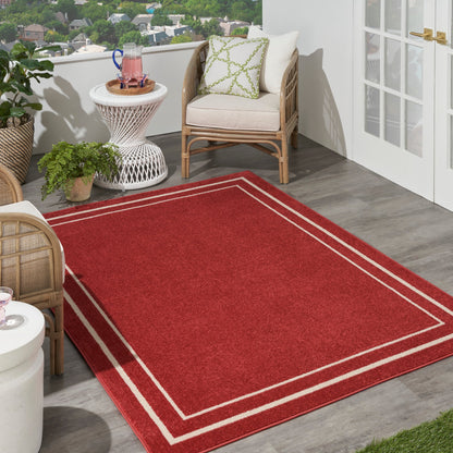 Tapis d'intérieur/extérieur uni Nourison Sandy