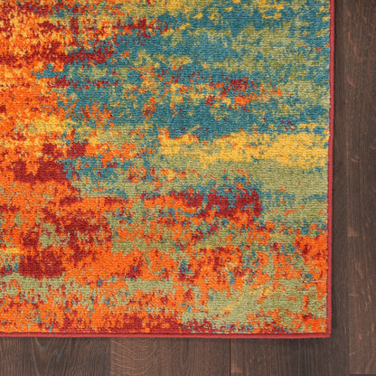 Tapis d'intérieur/extérieur abstrait Nourison Sandy