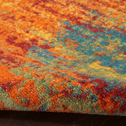 Tapis d'intérieur/extérieur abstrait Nourison Sandy